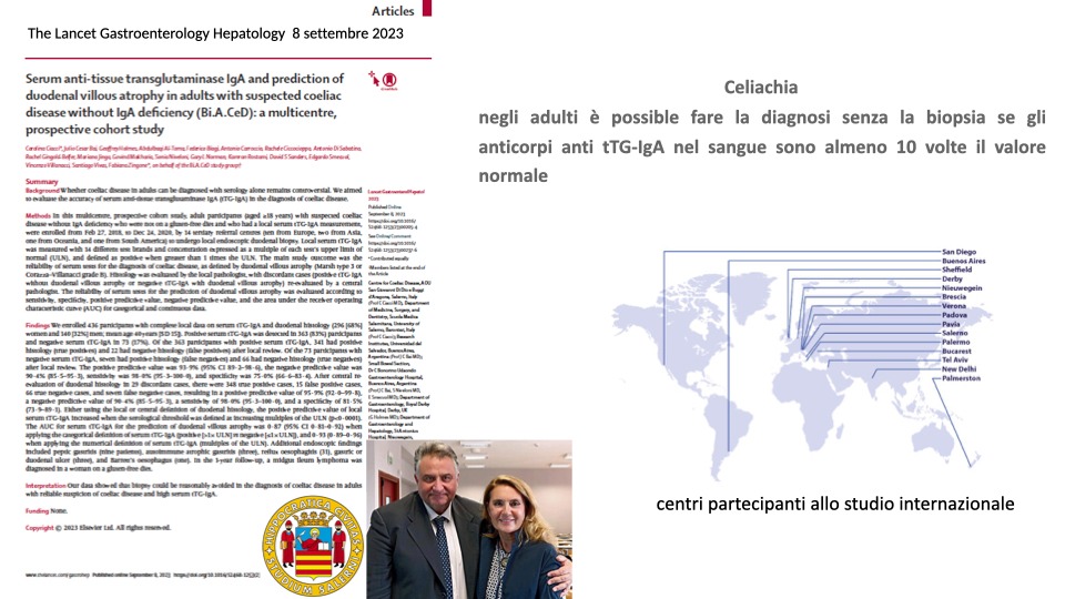 Celiachia negli adulti, ora si può diagnosticare semplicemente dall'analisi  del sangue - Gazzetta di Avellino